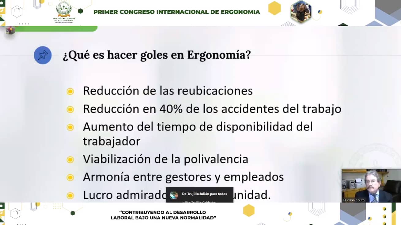 Galeria de imagenes I CONGRESO INTERNACIONAL DE ERGONOMIA EN BOLIVIA