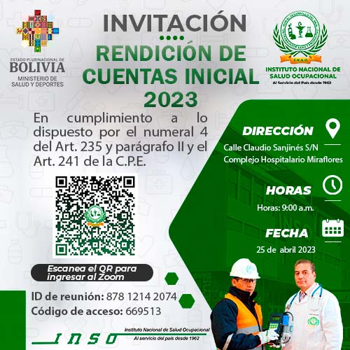 RENDICIÓN DE CUENTAS INICIAL 2023